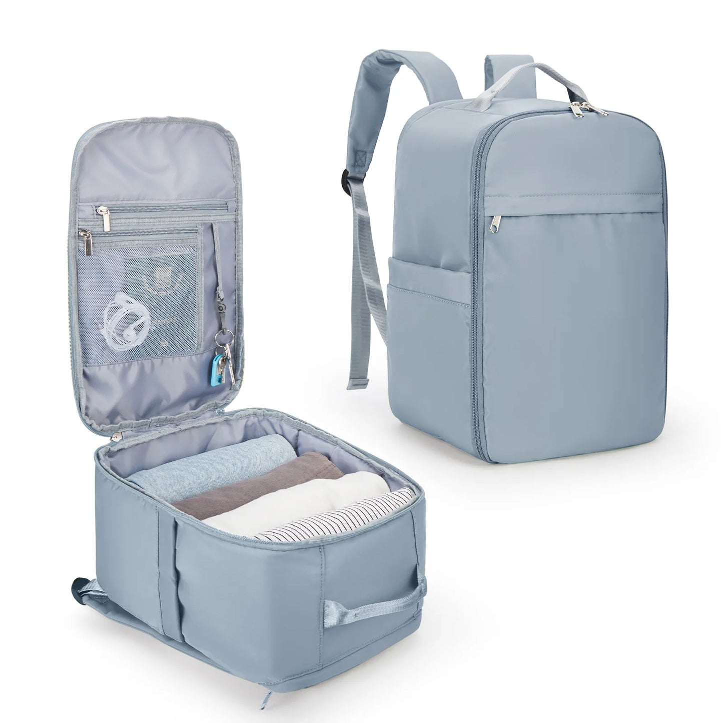 Mochila Ryanair 40x20x25 Bagagem de Mão, Mochila de Viagem para Easyjet 45x36x20, Mochila para Laptop para Mulheres/Homens