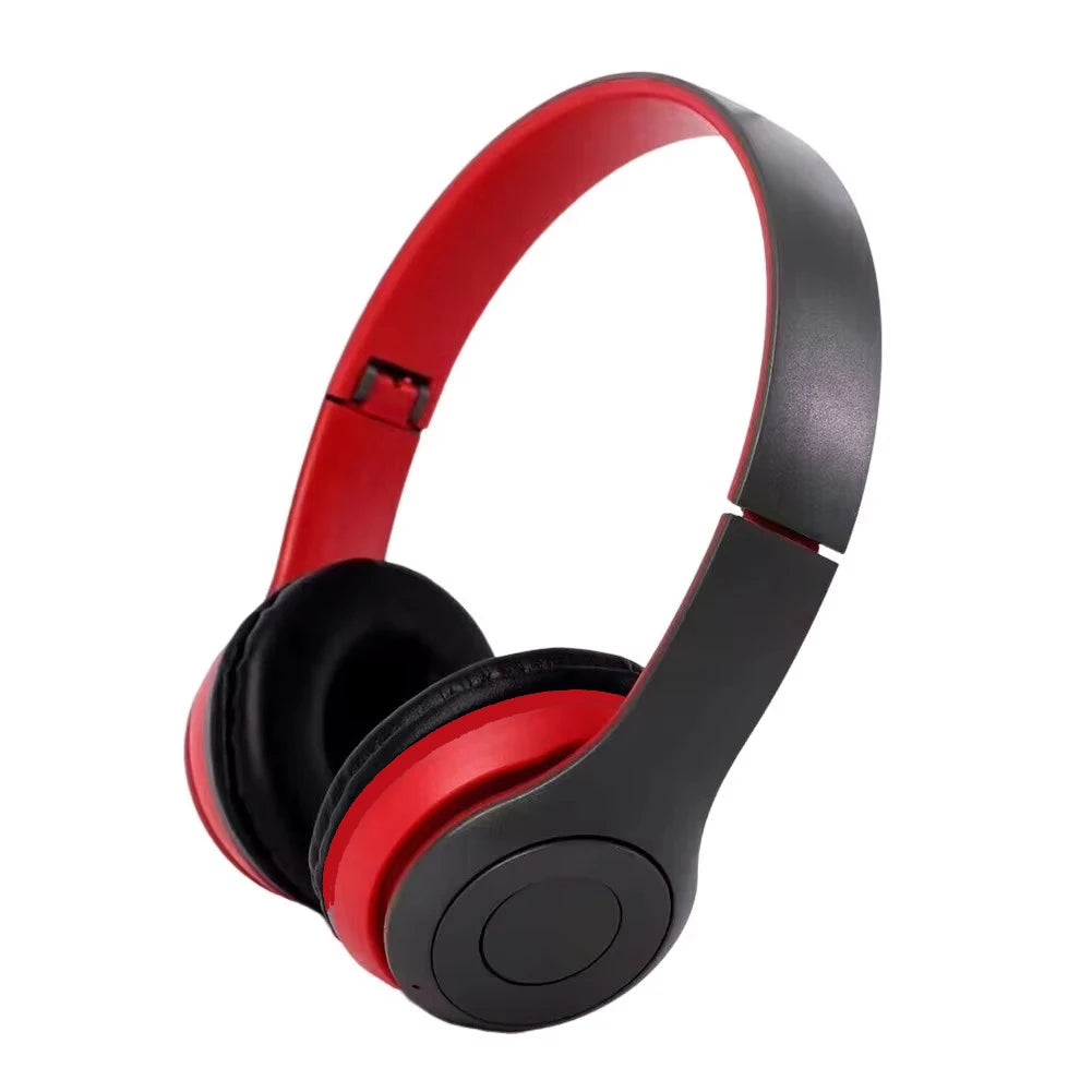 Stereo P47 Headset 5.0 Bluetooth Headset Folding Series Wireless Sports Game Headset for HuaWei XiaoMi Smartphone
