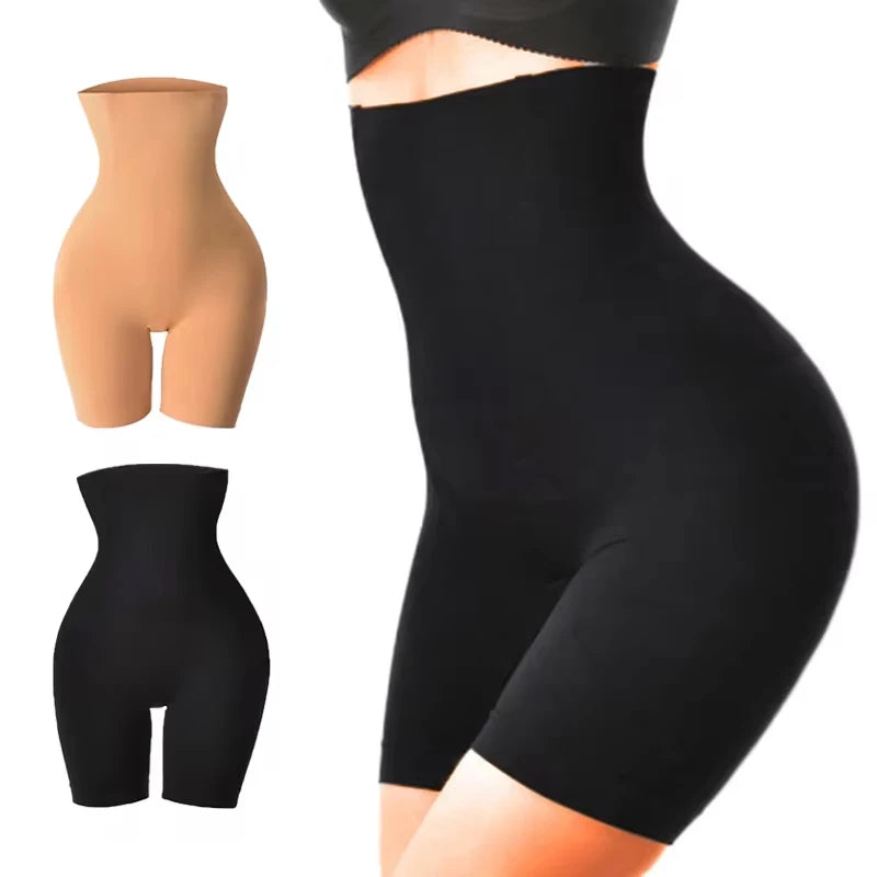 Calcinhas Modeladoras de Cintura Alta para Mulheres - Shorts Modeladores Corporais, Respiráveis, de Aperto e Modelagem, com Faixa e Corpete para Modelar a Cintura