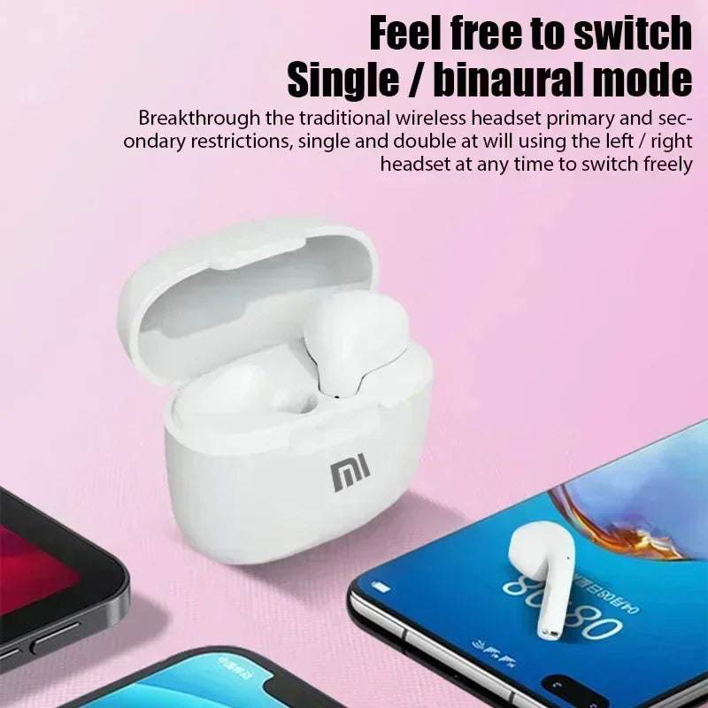 Xiaomi Mini Wireless Bluetooth Earphones TWS - Fones de Ouvido Bluetooth 5.3 com Controle Touch, à Prova d'Água, Esportivos e para Jogos