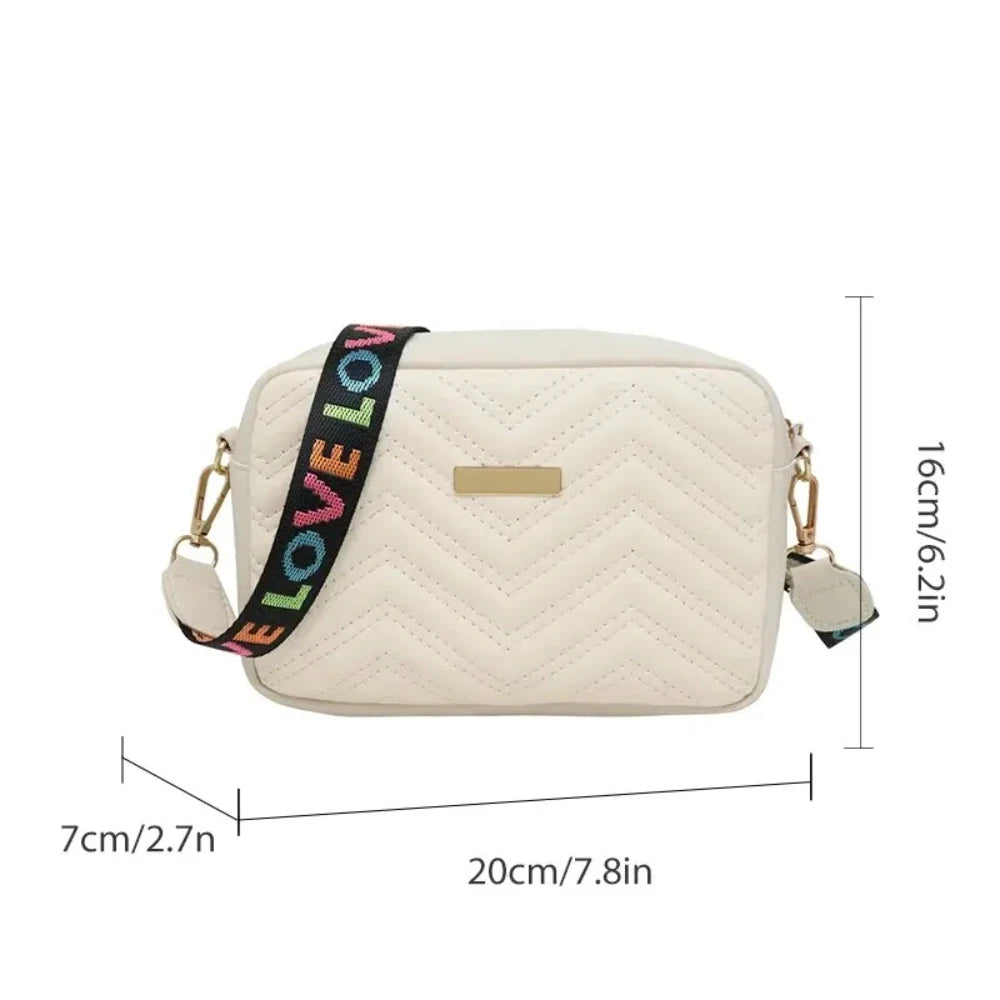 Bolsa de Ombro de Alta Qualidade PU para Mulheres - Bolsa de Mão Simples, Casual, Crossbody e Bolsa de Mensageiro Feminina