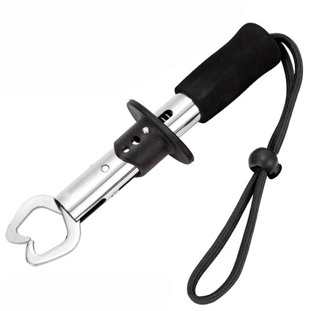 Alicate de Pesca de Aço Inoxidável 21/17cm - Conjunto de Controlador de Peixe Multifuncional para Spinning/Casting com Pegador de Lábios de Peixe
