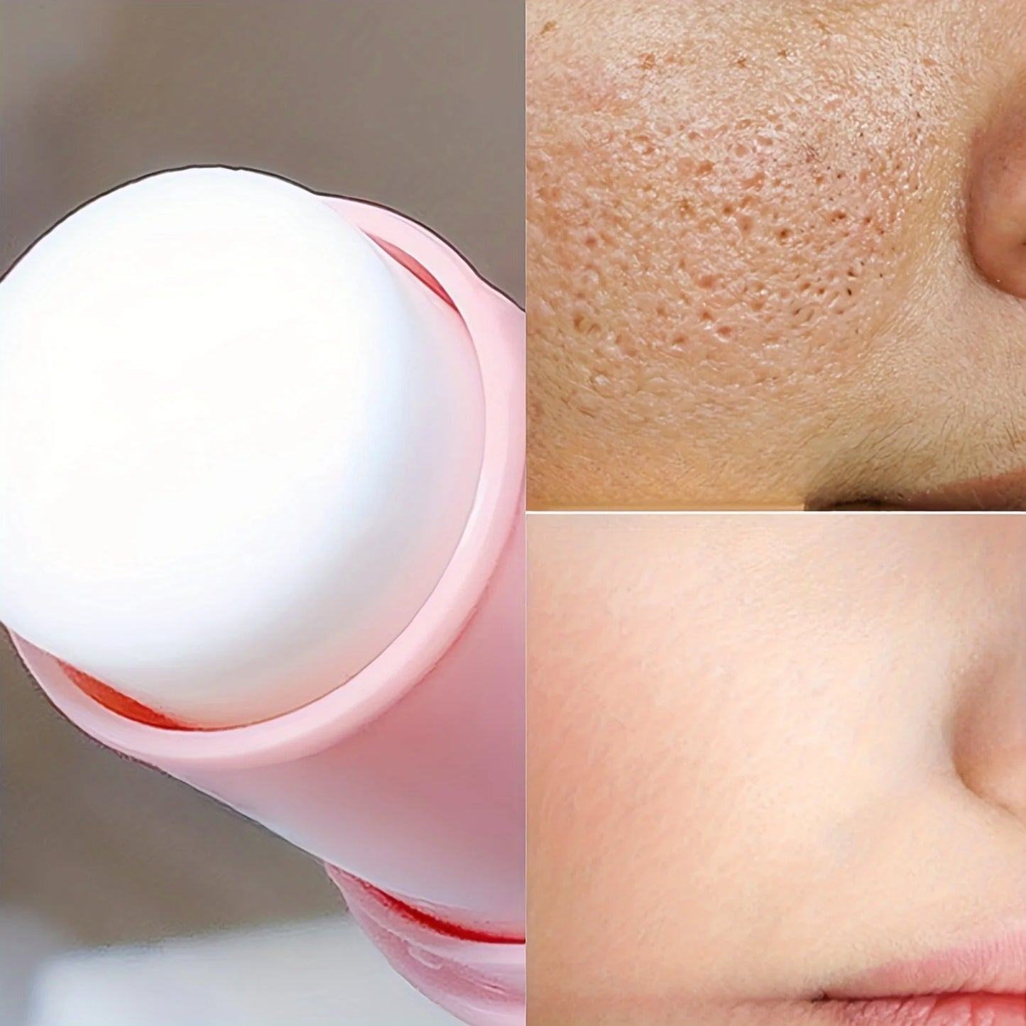 Primer e Base para Maquiagem de Longa Duração - Stick Oil-Free para Pele Perfeita e Sem Imperfeições