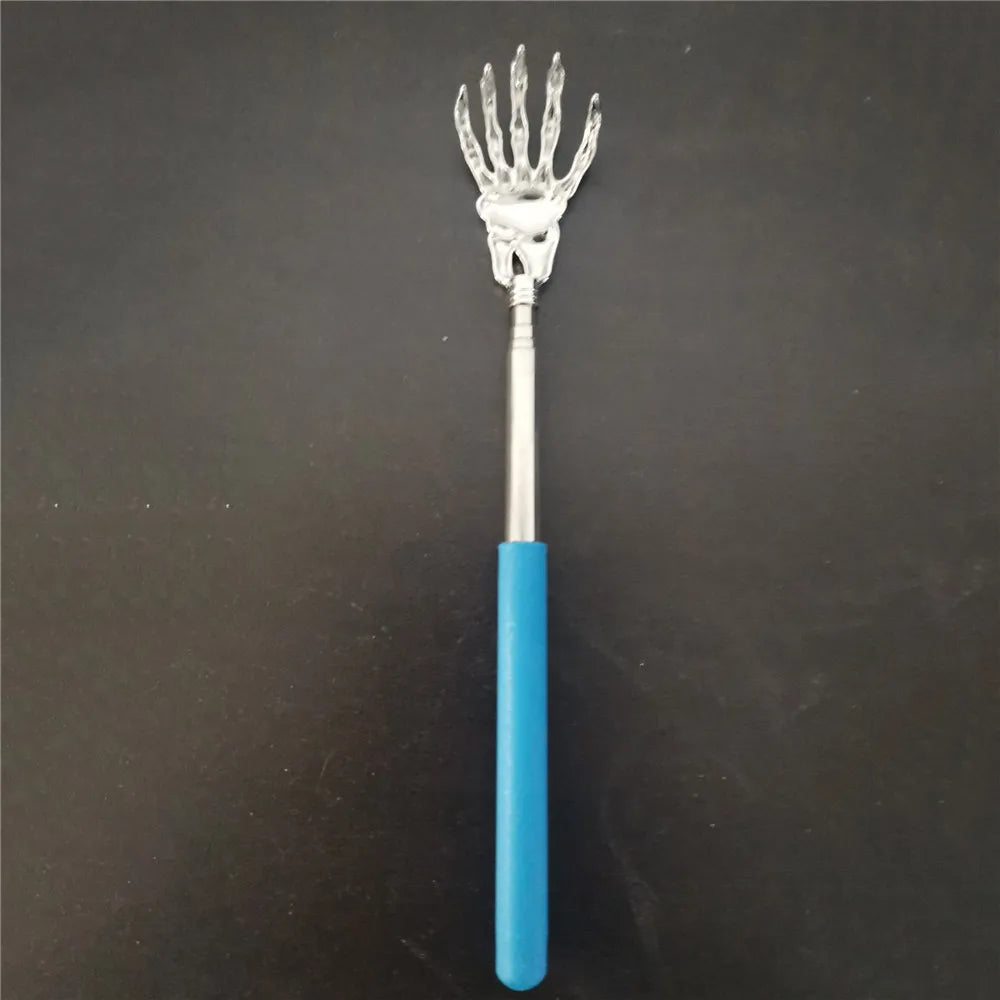 Raspador de Costas de Aço Inoxidável Telescópico Massageador para Coceira Estendido Produtos de Saúde para Idosos Artesanato