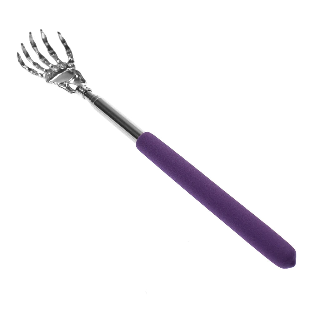 Raspador de Costas de Aço Inoxidável Telescópico Massageador para Coceira Estendido Produtos de Saúde para Idosos Artesanato