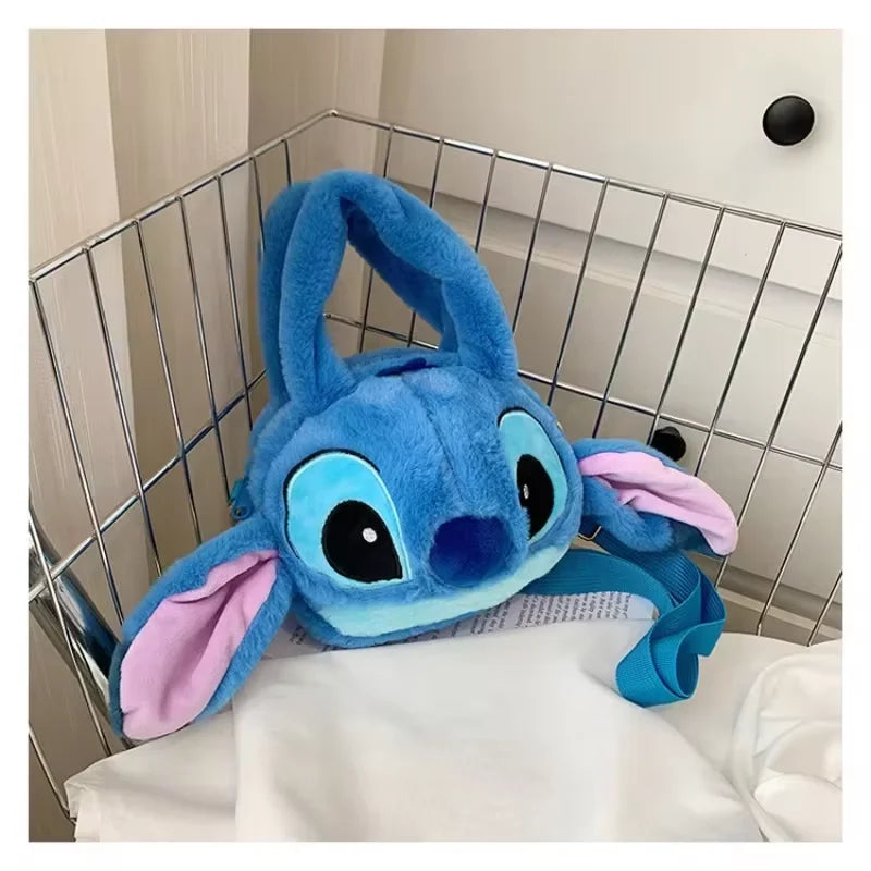 Mochila Escolar Disney Hello Kitty, Mochila de Cartum Versátil para Crianças, Mochila Infantil Charmosa para Jardim de Infância, Presente para Crianças, Mochila Kuromi e Stitch