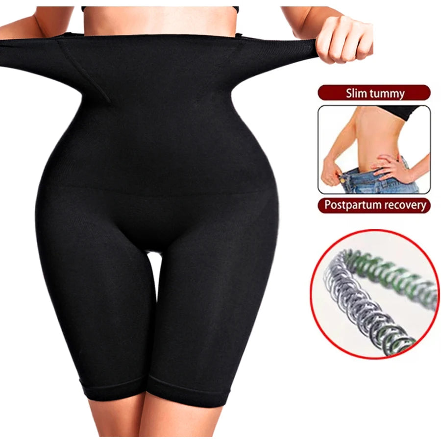 Calcinhas Modeladoras de Cintura Alta para Mulheres - Shorts Modeladores Corporais, Respiráveis, de Aperto e Modelagem, com Faixa e Corpete para Modelar a Cintura