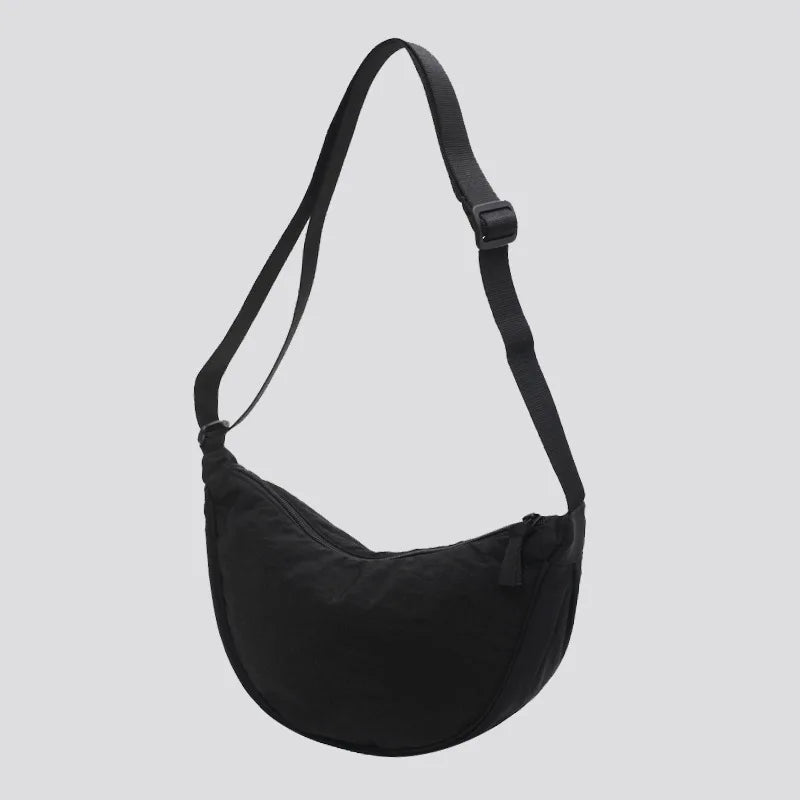Bolsa Casual de Nylon Hobo Crossbody para Mulheres - Bolsa de Ombro Designer Grande Capacidade, Tote, Bolsa de Viagem, Shopper e Bolsa Feminina 2024