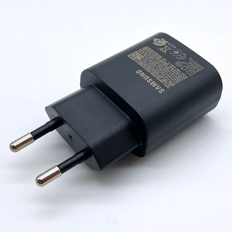 Carregador Super Rápido Samsung 25W USB Tipo C – Adaptador para Galaxy S24, S23, S20, S21, S22 Plus, A54, A34, Z Flip, Z Fold 5 e 6