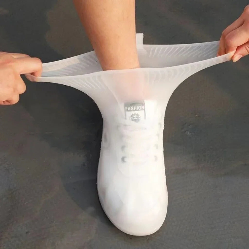 Botas de Chuva Reutilizáveis Antiderrapantes Capa de Sapato Impermeável para Uso Externo - Acessórios para Casa e Comércio