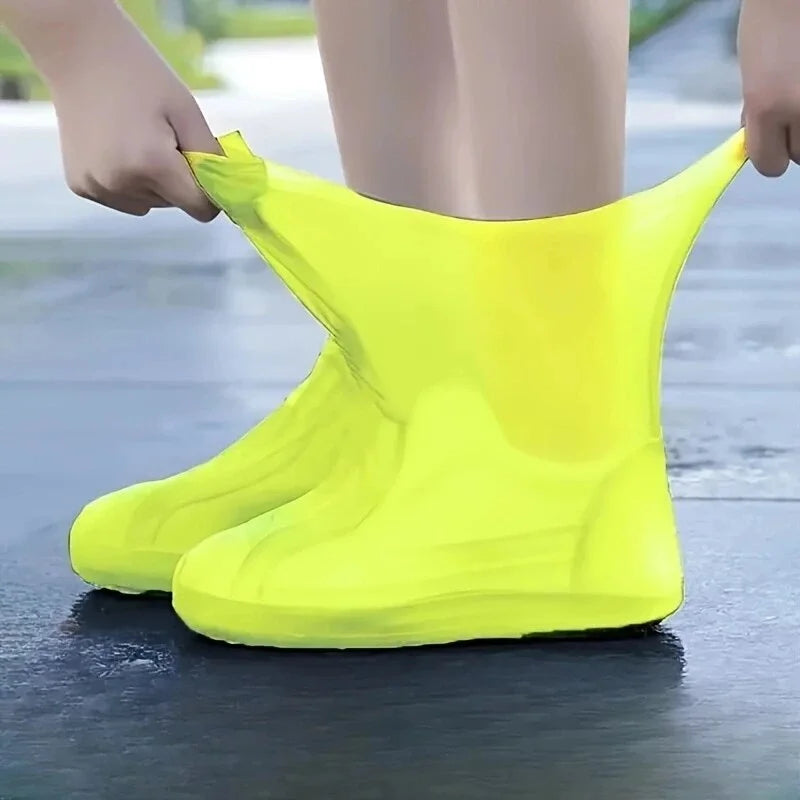 Botas de Chuva Reutilizáveis Antiderrapantes Capa de Sapato Impermeável para Uso Externo - Acessórios para Casa e Comércio