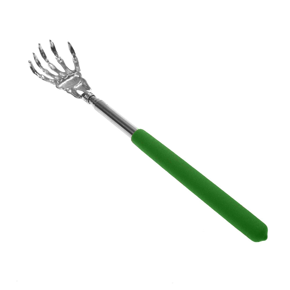 Raspador de Costas de Aço Inoxidável Telescópico Massageador para Coceira Estendido Produtos de Saúde para Idosos Artesanato