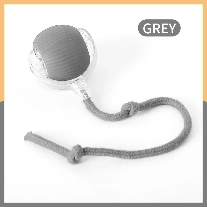 Brinquedo Interativo para Gato - Bola Automática com Cauda Falsa, Recarregável, Inteligente e Elétrica