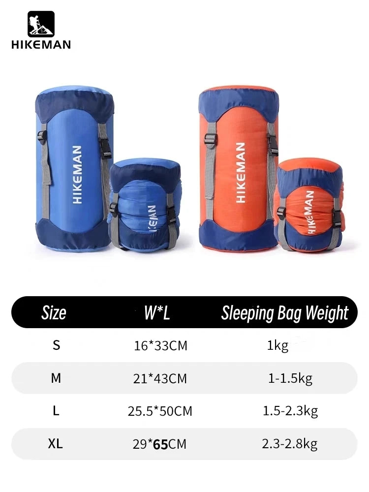 Saco de Compressão para Saco de Dormir - Bagagem de Armazenamento Ultra-leve para Camping ao Ar Livre