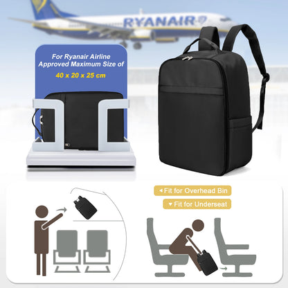 Mochila Ryanair 40x20x25 Bagagem de Mão, Mochila de Viagem para Easyjet 45x36x20, Mochila para Laptop para Mulheres/Homens
