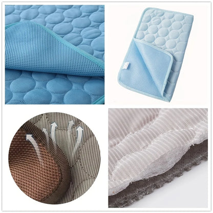 Almofada de Resfriamento para Cachorro, Cama Fria de Verão Extra Grande para Cães Pequenos e Grandes, Acessórios para Animais de Estimação, Cobertor Durável para Sofá, Almofada de Gelo para Gato
