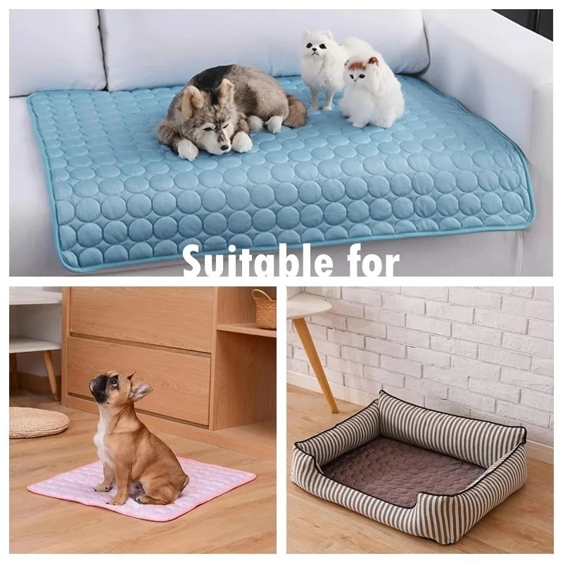 Almofada de Resfriamento para Cachorro, Cama Fria de Verão Extra Grande para Cães Pequenos e Grandes, Acessórios para Animais de Estimação, Cobertor Durável para Sofá, Almofada de Gelo para Gato