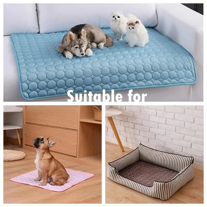Almofada de Resfriamento para Cachorro, Cama Fria de Verão Extra Grande para Cães Pequenos e Grandes, Acessórios para Animais de Estimação, Cobertor Durável para Sofá, Almofada de Gelo para Gato