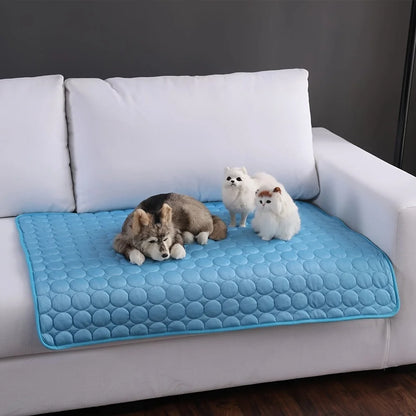 Almofada de Resfriamento para Cachorro, Cama Fria de Verão Extra Grande para Cães Pequenos e Grandes, Acessórios para Animais de Estimação, Cobertor Durável para Sofá, Almofada de Gelo para Gato