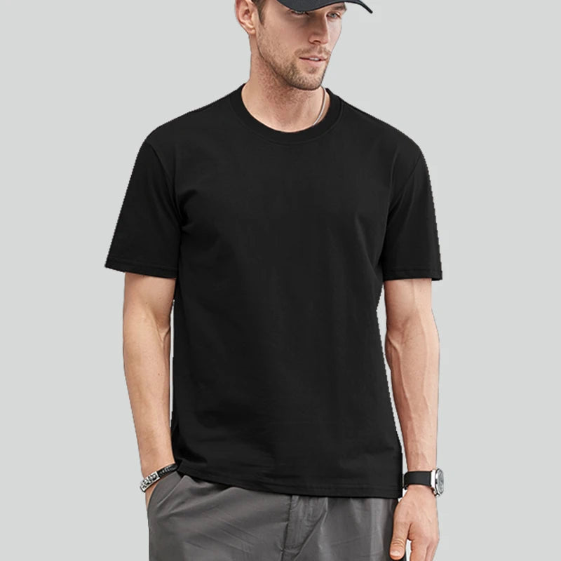 Camisetas de Alta Qualidade para Homens e Mulheres - Camisetas de Algodão para o Verão, Manga Curta, Tamanho Grande até 5XL