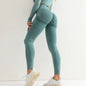 Leggings Femininas de Fitness, Sem Costura, Cintura Alta, Elásticas, Sólidas, para Yoga, Academia, Corrida, Secagem Rápida, Efeito Push Up, Calças Slim para Mulheres