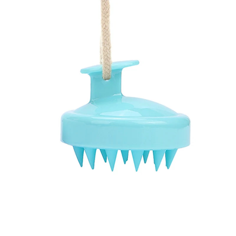 Instrumento de Massagem para a Cabeça - Escova de Massagem para Couro Cabeludo em Silicone