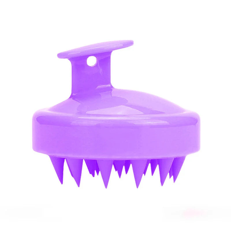 Instrumento de Massagem para a Cabeça - Escova de Massagem para Couro Cabeludo em Silicone