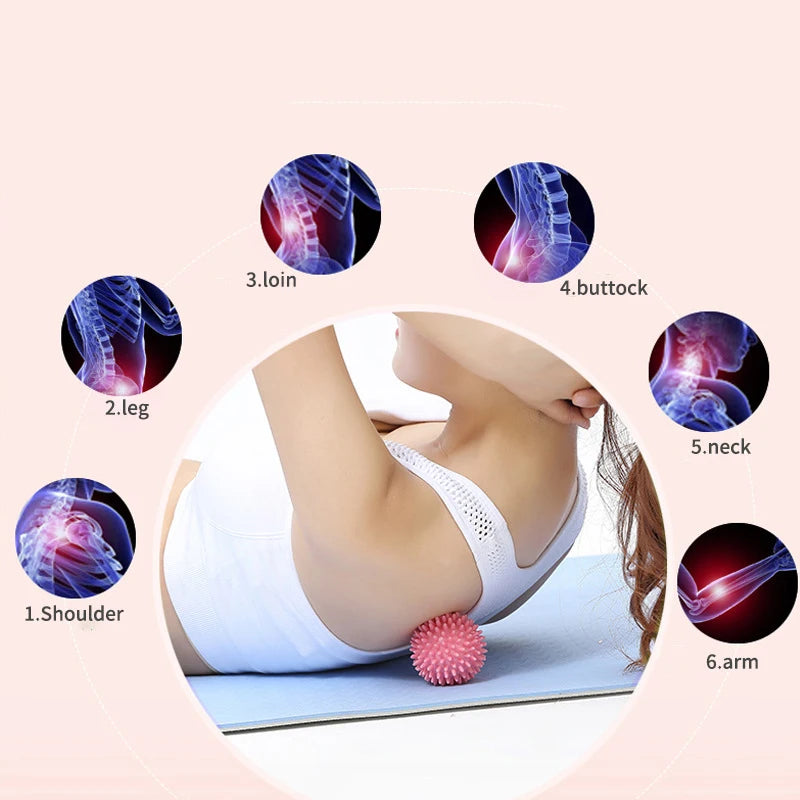 Bolinha de Massagem – Alívio de Tensão Muscular, Yoga e Relaxamento para Ombros, Pescoço, Pés e Meridianos
