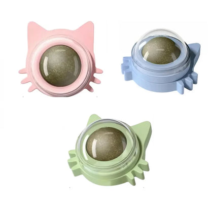 Bolinhas de Catnip para Gato - Brinquedo Divertido e Lickable