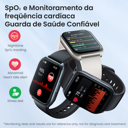 HAYLOU Watch 2 Pro (LS02 Pro) Relógio inteligente 1,85 '' HD Display SpO2 Monitor de frequência cardíaca 100 modos de treino Smartwatch para homens mulheres