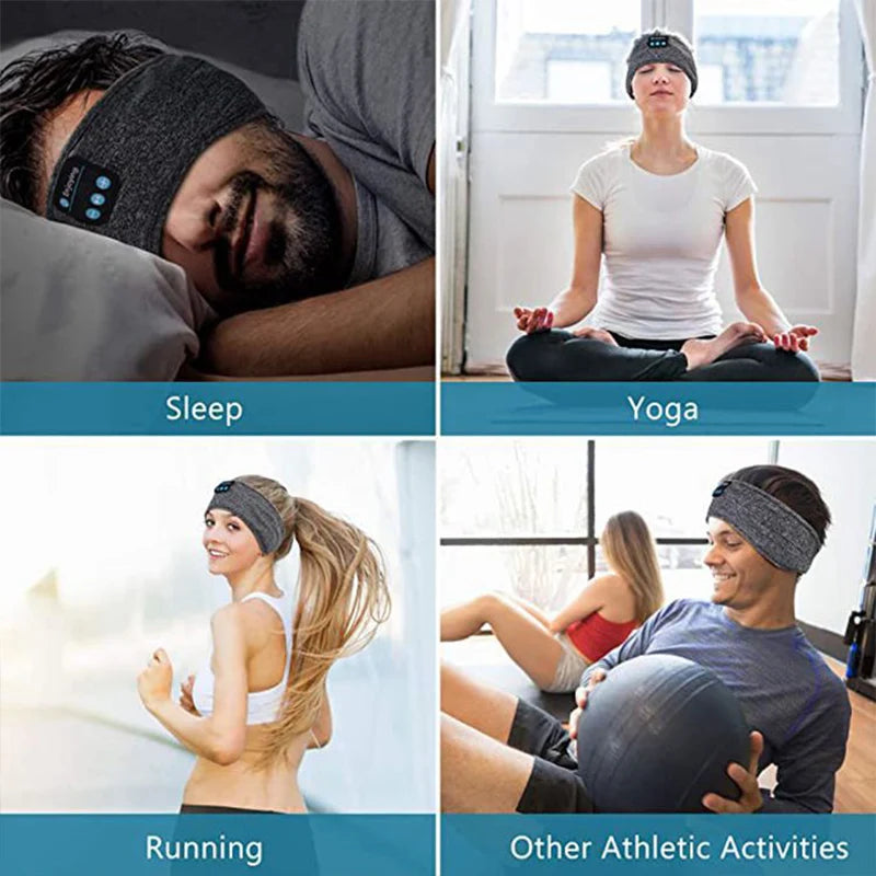 Fone de Ouvido Bluetooth Sem Fio Esportivo Máscara de Olhos Headband Bluetooth - Air Pro Earbuds