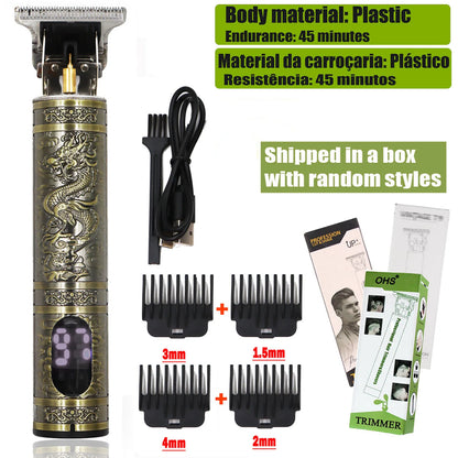 T9 Máquina de Barbear Elétrica Sem Fio para Cabelos, Barbeador, Aparelho de Barbear para Viagem, Barbeador para Homens, Máquina de Barbear para Homens.