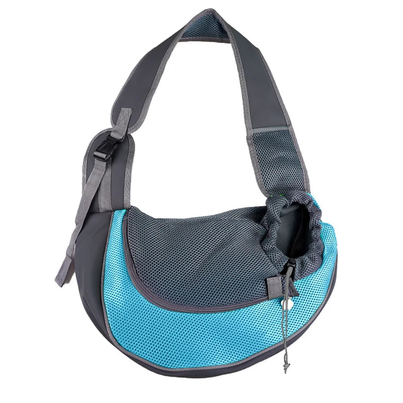 Mochila para Pet – Bolsa de Transporte para Gatos e Cães, Bolsa de Ombro, Sling de Malha, Saco de Transporte para Viagens e Passeios