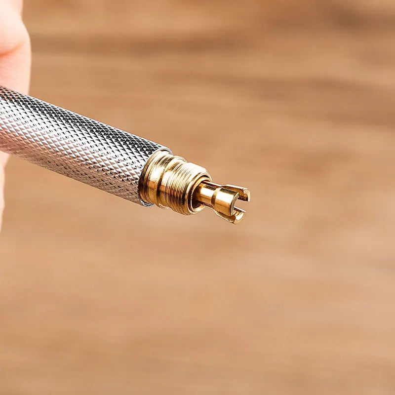 Conjunto de Lápis Mecânico 0.3, 0.5, 0.7, 0.9, 1.3, 2.0mm - Lápis Automático de Metal Completo para Desenho e Pintura com Refis para Escritório e Escola