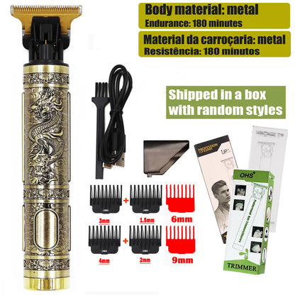 T9 Máquina de Barbear Elétrica Sem Fio para Cabelos, Barbeador, Aparelho de Barbear para Viagem, Barbeador para Homens, Máquina de Barbear para Homens.