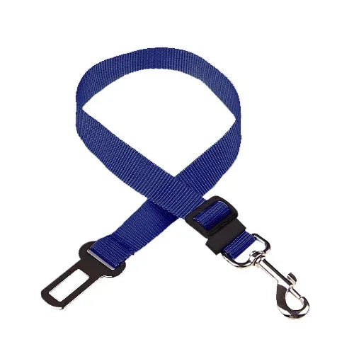 Cinto de Segurança Ajustável para Carro - Cinto de Assento para Pet, Cadeado de Segurança para Cães e Gatos, Arnês e Guia de Tração para Veículos