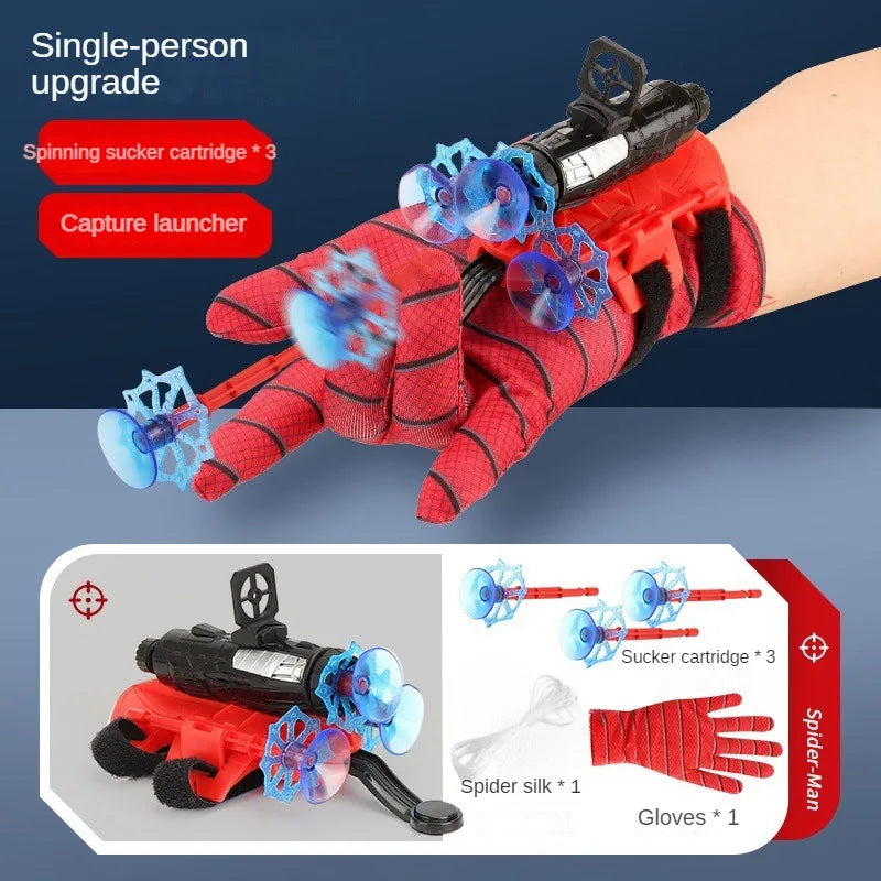 Novo Conjunto de Brinquedos de Ação do Homem-Aranha - Figura de Personagem Anime com Luva e Lançador de Pulso para Crianças