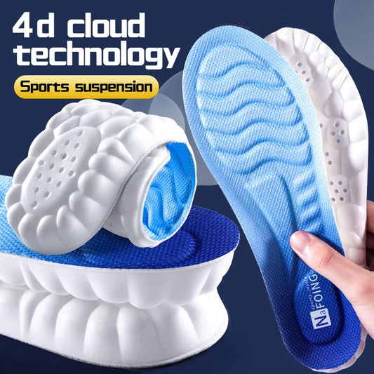 Palmilhas Esportivas com Tecnologia 4D Cloud para Sapatos