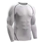 Camiseta de Manga Longa de Compressão Masculina, Camiseta Elástica de Treinamento, Camiseta de Ginástica Fitness, Legging para Treino, Camisa Esportiva Masculina, Camiseta de Corrida Atleta