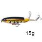 Isca Artificial Whopper Popper 10cm/14cm com Cauda Rotativa Soft - 1 Peça