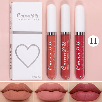 Gloss Labial Matte Sexy de Longa Duração - Velvet Red