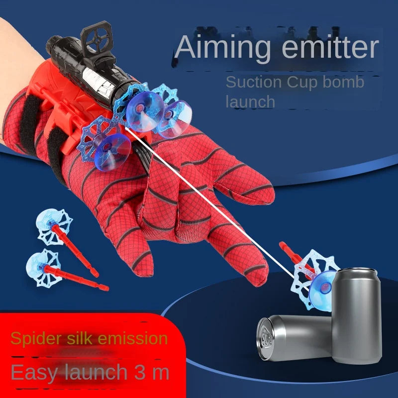 Novo Conjunto de Brinquedos de Ação do Homem-Aranha - Figura de Personagem Anime com Luva e Lançador de Pulso para Crianças