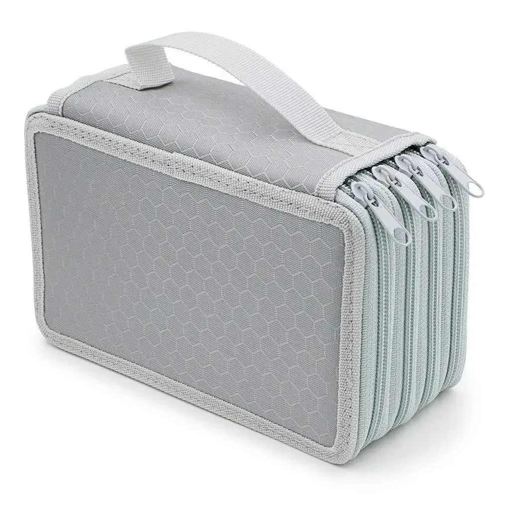 Estojo de Lápis de 72 Compartimentos - Quatro Camadas, Grande Capacidade, Estilo Kawaii, para Armazenamento de Canetas, Volta às Aulas, Suprimentos de Escritório