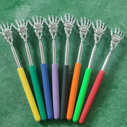 Raspador de Costas de Aço Inoxidável Telescópico Massageador para Coceira Estendido Produtos de Saúde para Idosos Artesanato
