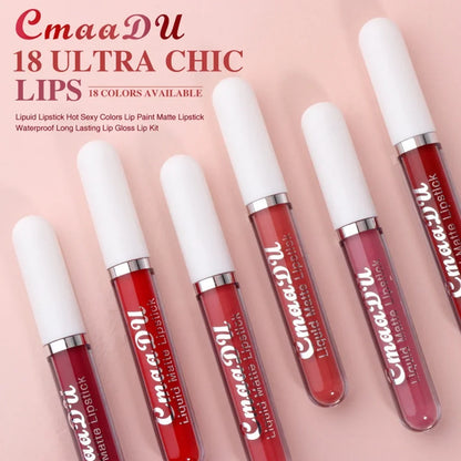 Gloss Labial Matte Sexy de Longa Duração - Velvet Red