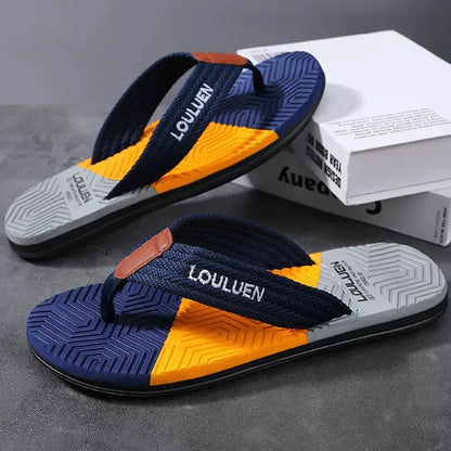 Chinelos de Verão para Homens - Flip Flops de Alta Qualidade, Respirável, Casuais, para Praia e Atividades ao Ar Livre