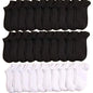 Pares de Meias Casuais Unissex, Cor Lisa, Meias Curtas Respirável, Confortáveis, Antiodor e Absorventes de Suor para Homens e Mulheres