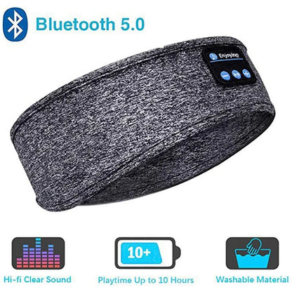 Fone Bluetooth Esportivo com Faixa para Cabeça - Máscara de Olhos com Fones de Ouvido Bluetooth Sem Fio