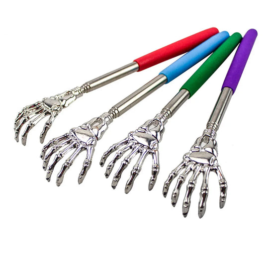 Raspador de Costas de Aço Inoxidável Telescópico Massageador para Coceira Estendido Produtos de Saúde para Idosos Artesanato