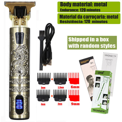 T9 Máquina de Barbear Elétrica Sem Fio para Cabelos, Barbeador, Aparelho de Barbear para Viagem, Barbeador para Homens, Máquina de Barbear para Homens.